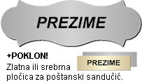 Natpisne pločice za vrata stana